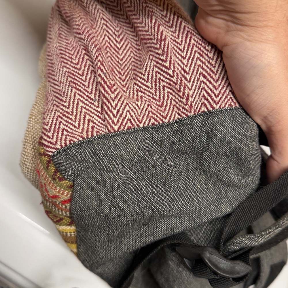 Himalayan Hemp Multicolor Patterned Backpack - image 3
